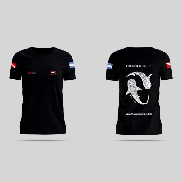 Tournier divers - Remera entallada - Tiburón ballena