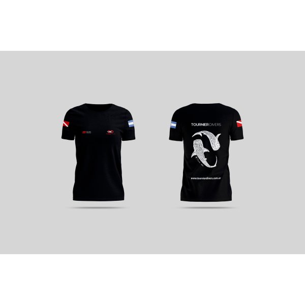 Tournier divers - Remera entallada - Tiburón ballena