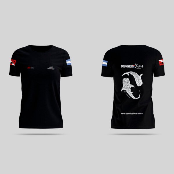 Tournier divers - Remera entallada - Tiburón ballena