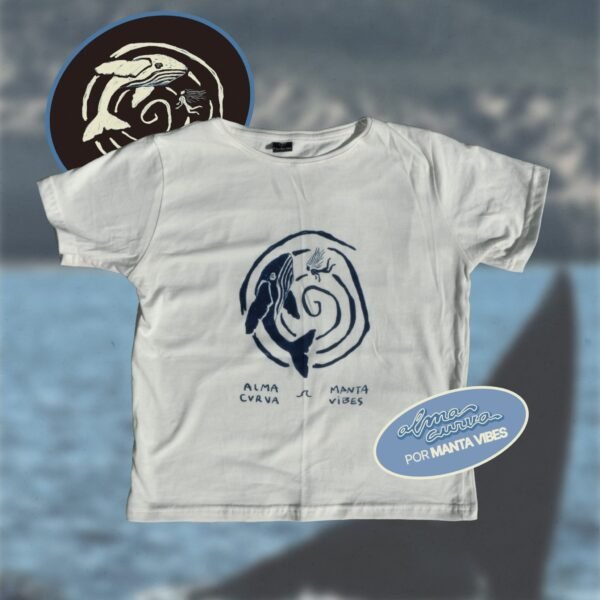 "Encuentros" Remera Baby tee - Alma curva - Colección Alma Patagónica