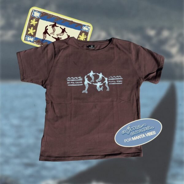 "Alma curva" Remera Baby tee - Colección Alma patagónica